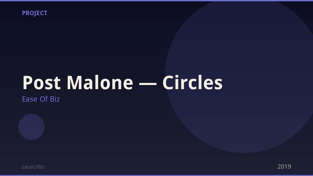 Post Malone — Circles