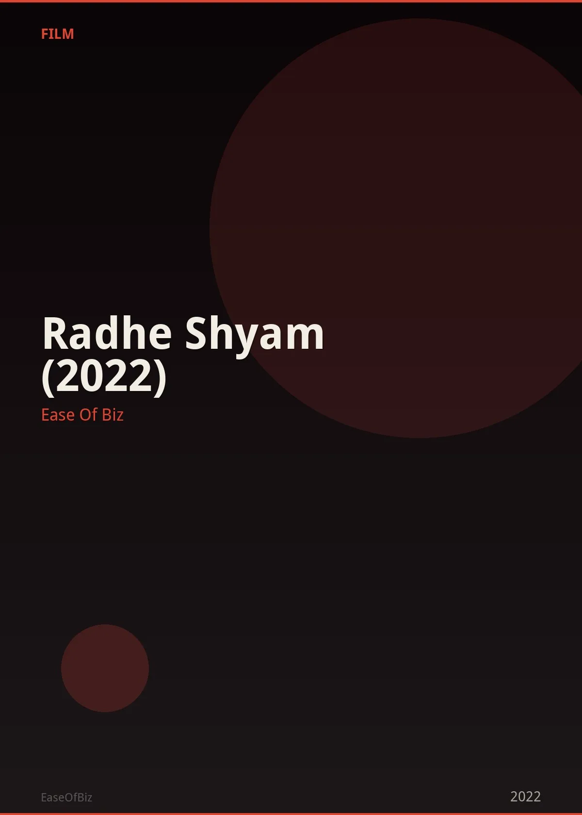 Radhe Shyam (2022)