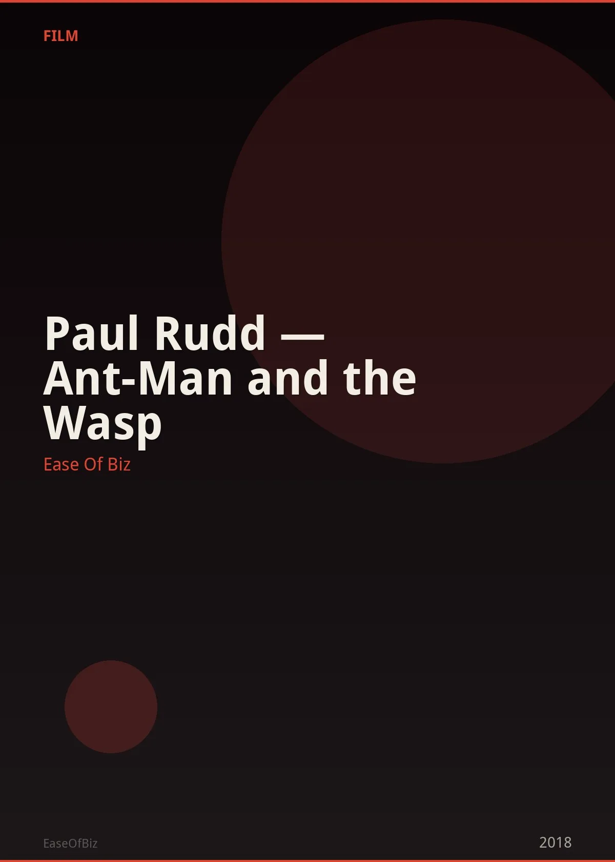Paul Rudd — Ant-Man and the Wasp