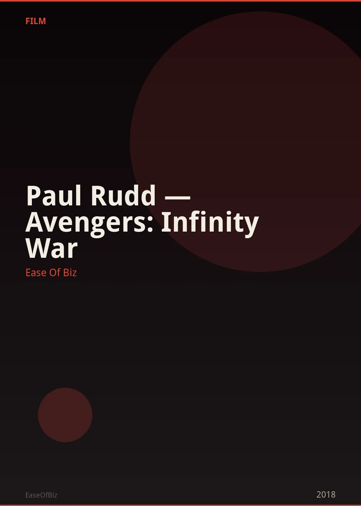 Paul Rudd — Avengers: Infinity War