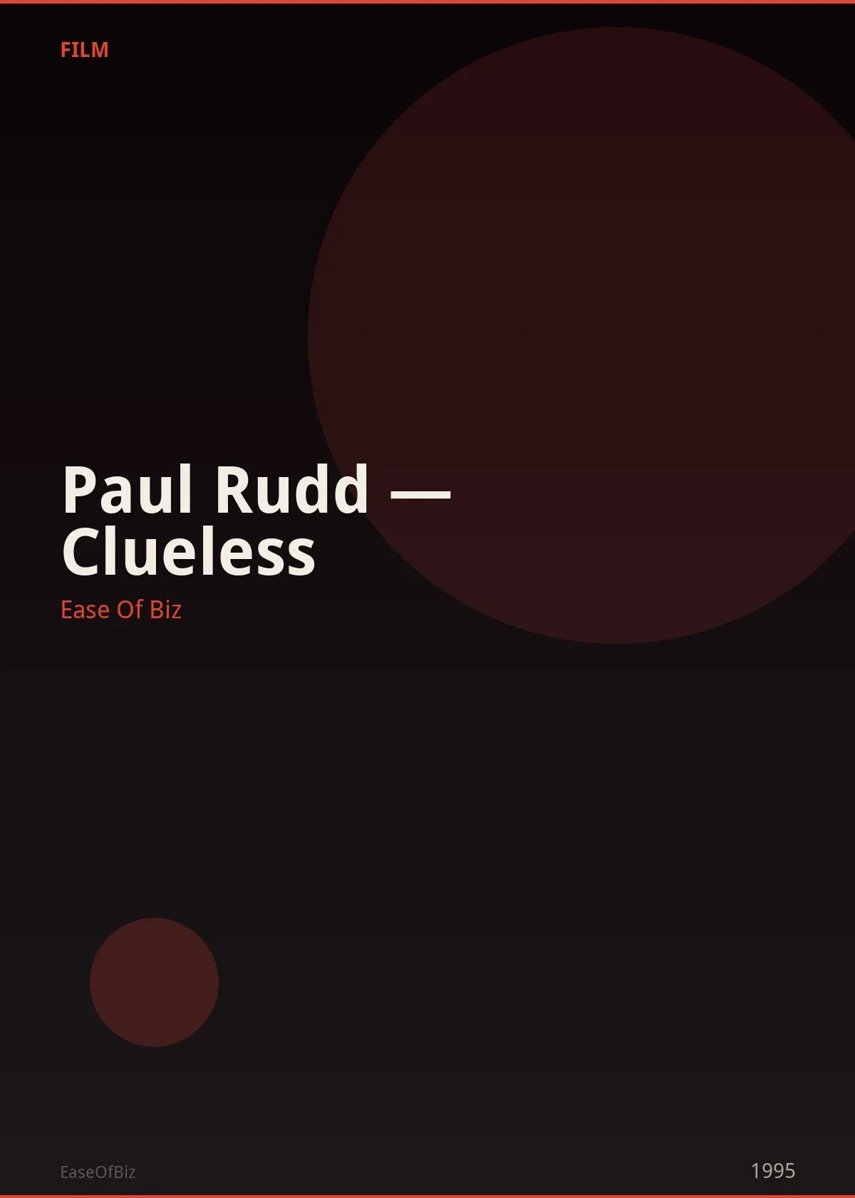Paul Rudd — Clueless