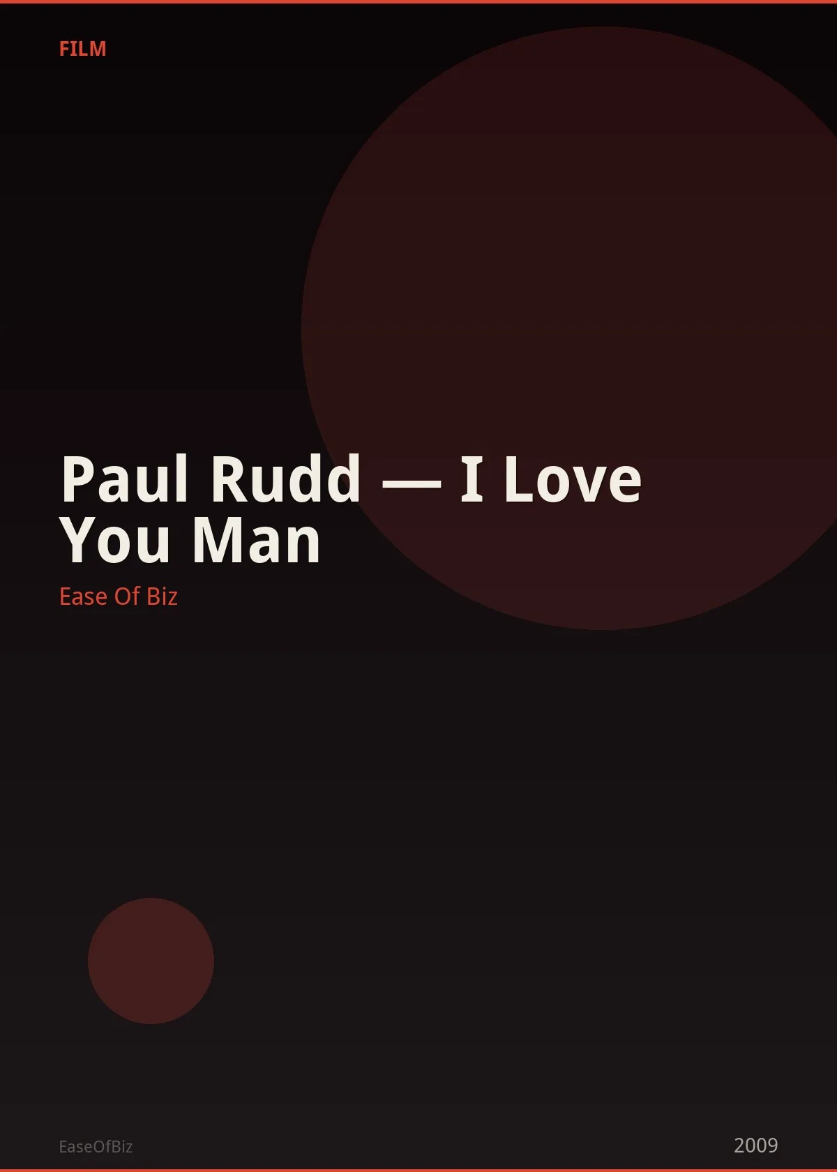 Paul Rudd — I Love You Man