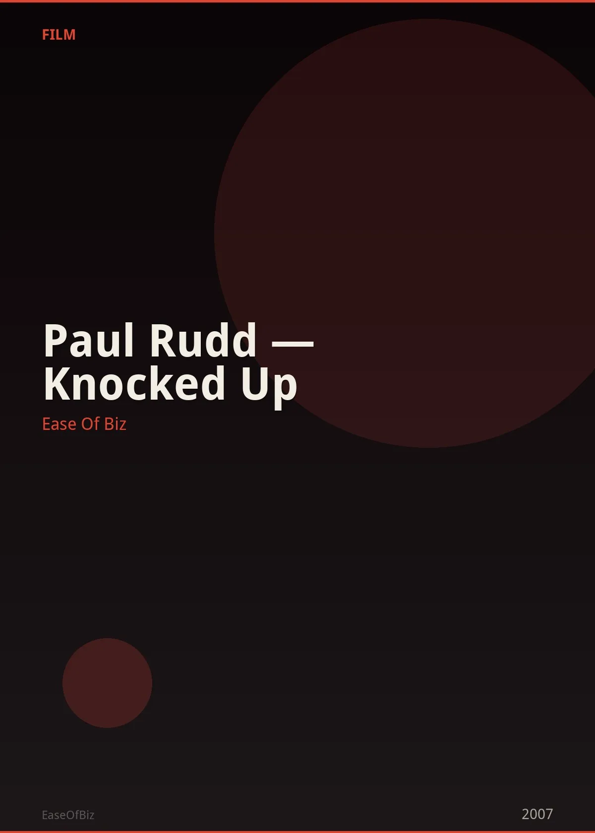 Paul Rudd — Knocked Up