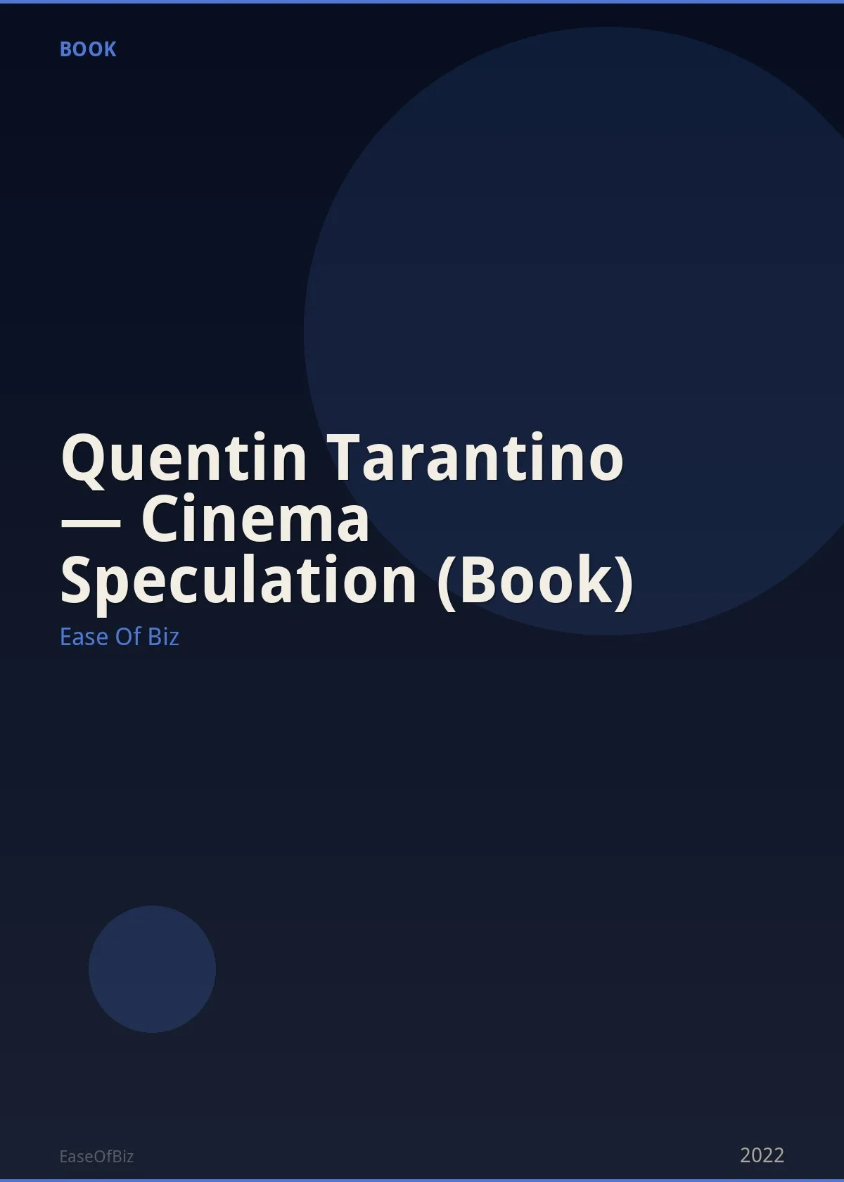 Quentin Tarantino — Cinema Speculation (Book)