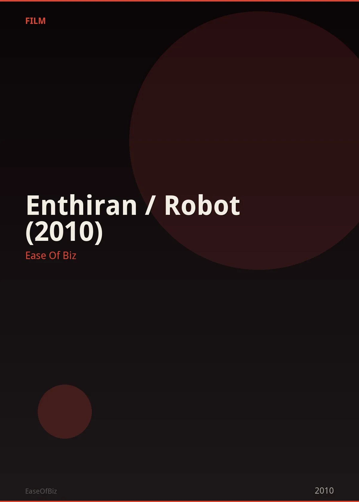 Enthiran / Robot (2010)