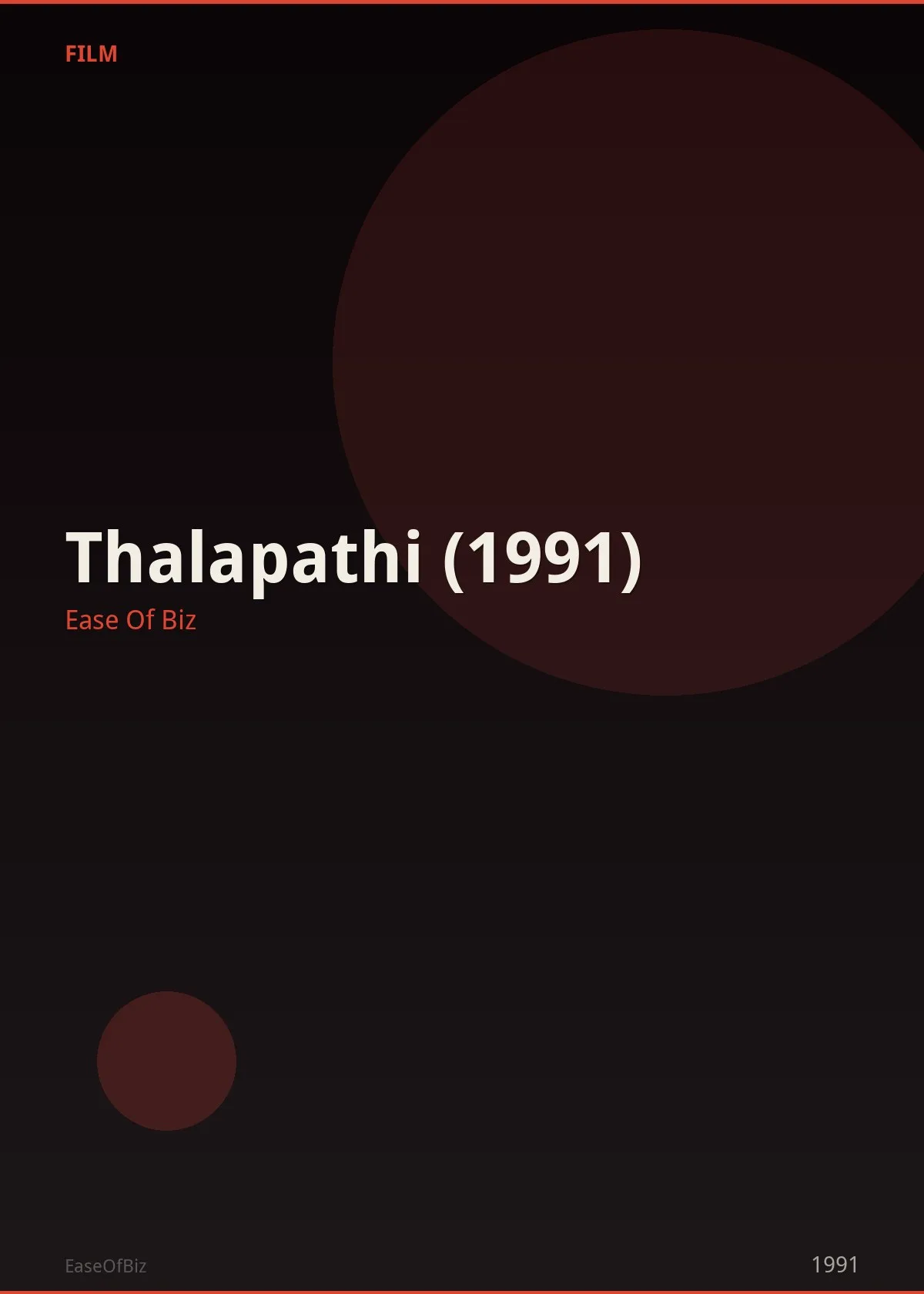 Thalapathi (1991)