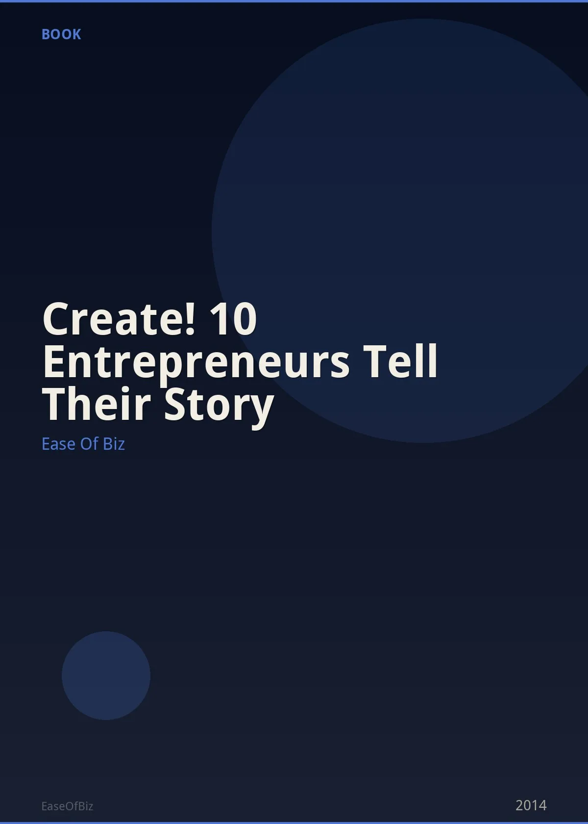 Create! 10 Entrepreneurs Tell Their Story