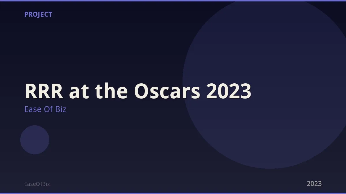 RRR at the Oscars 2023