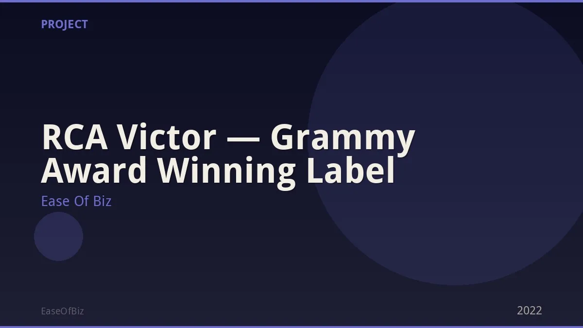 RCA Victor — Grammy Award Winning Label