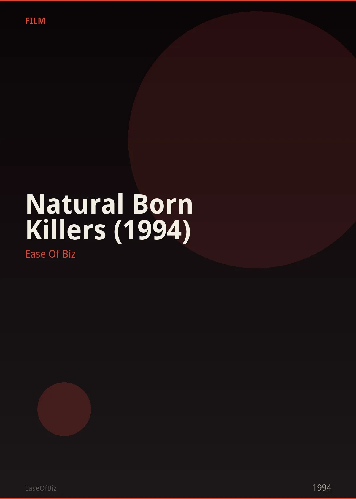 Natural Born Killers (1994)