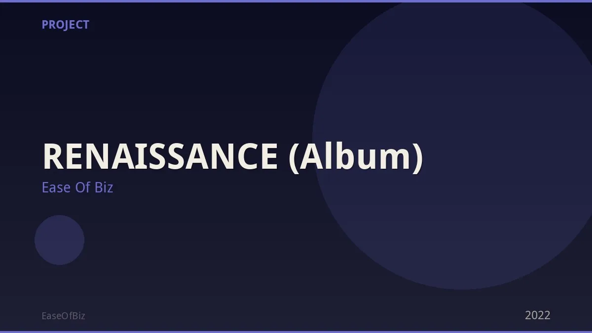 RENAISSANCE (Album)