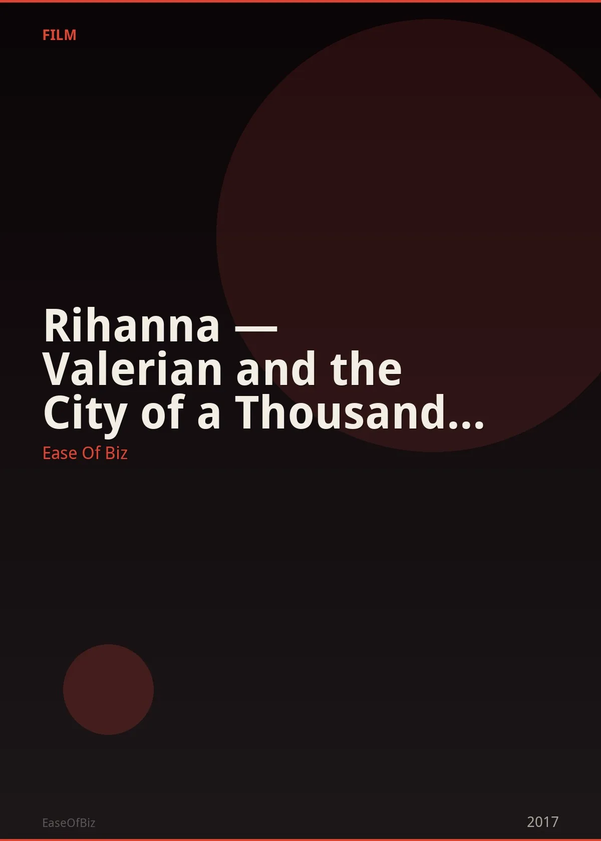 Rihanna — Valerian and the City of a Thousand Planets