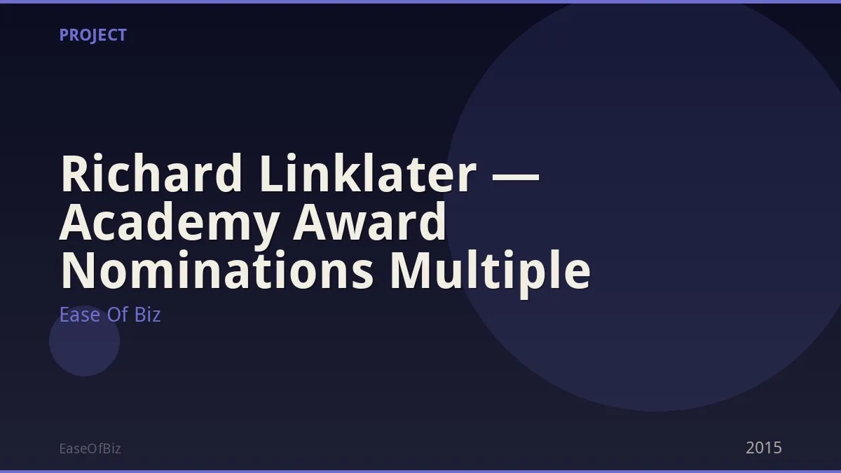 Richard Linklater — Academy Award Nominations Multiple