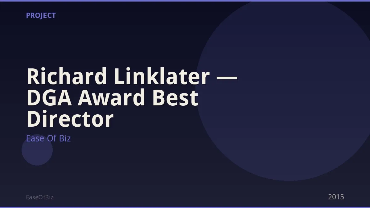 Richard Linklater — DGA Award Best Director