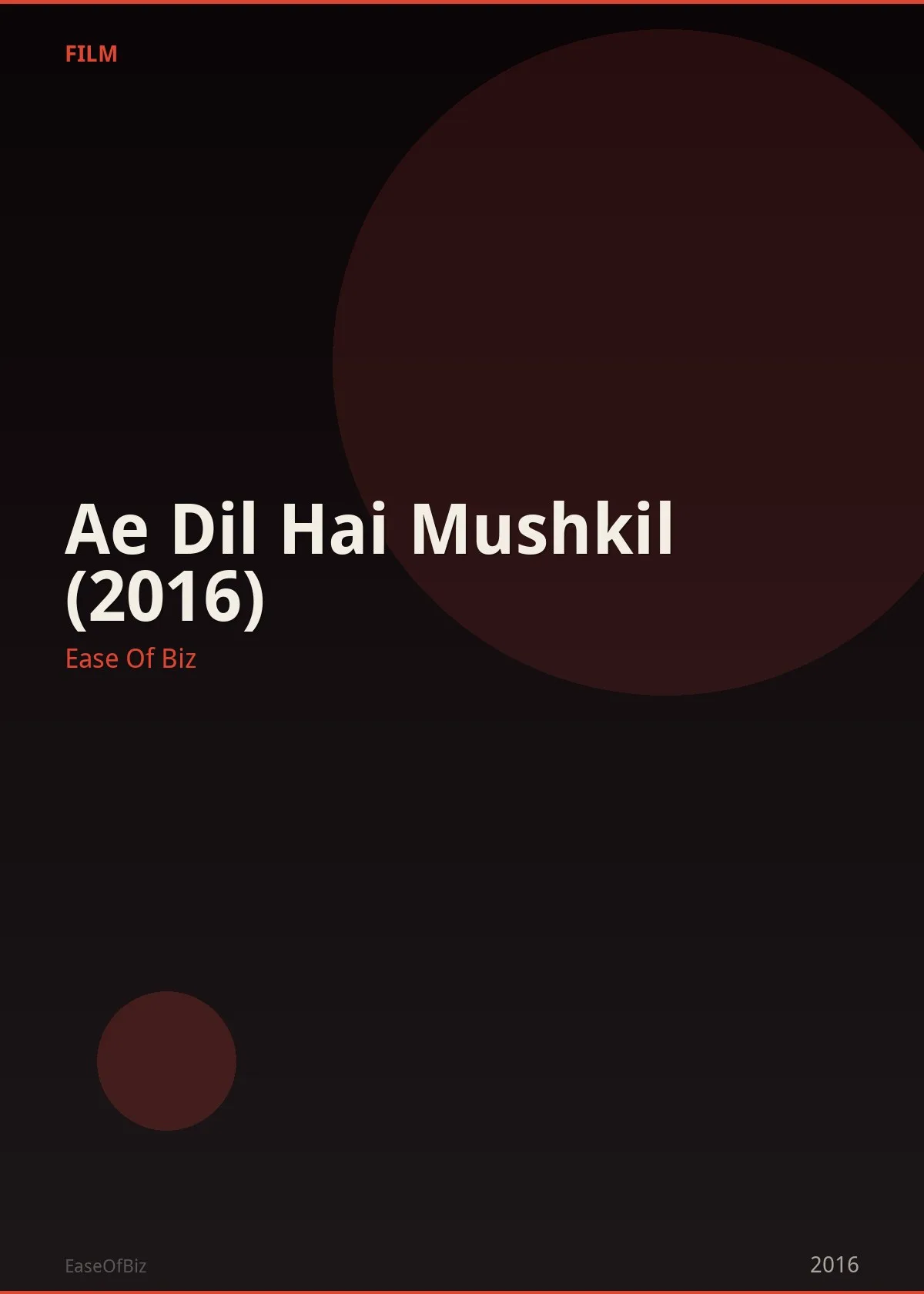 Ae Dil Hai Mushkil (2016)