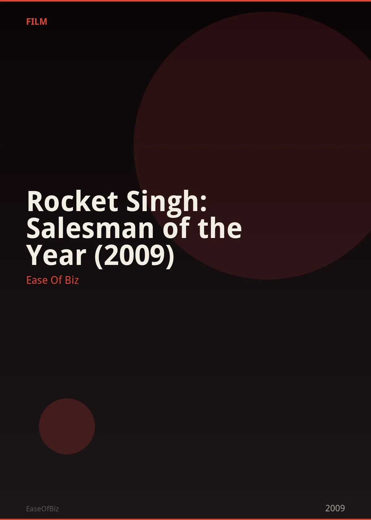 Rocket Singh: Salesman of the Year (2009)
