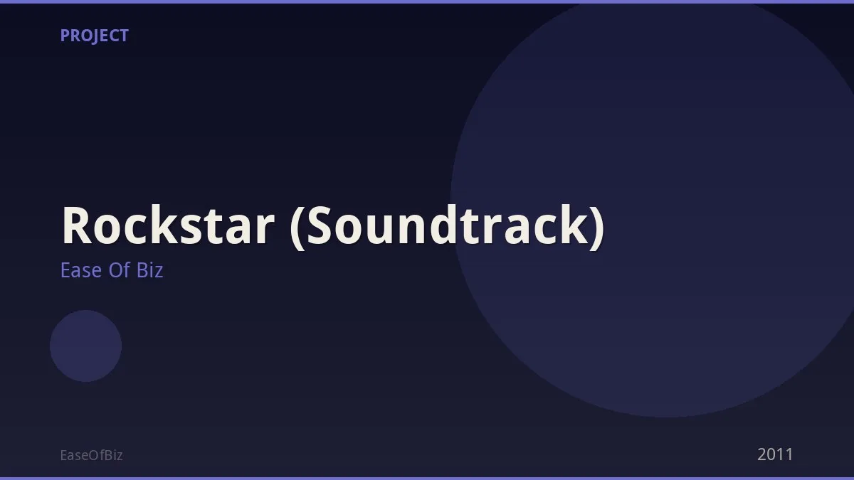 Rockstar (Soundtrack)