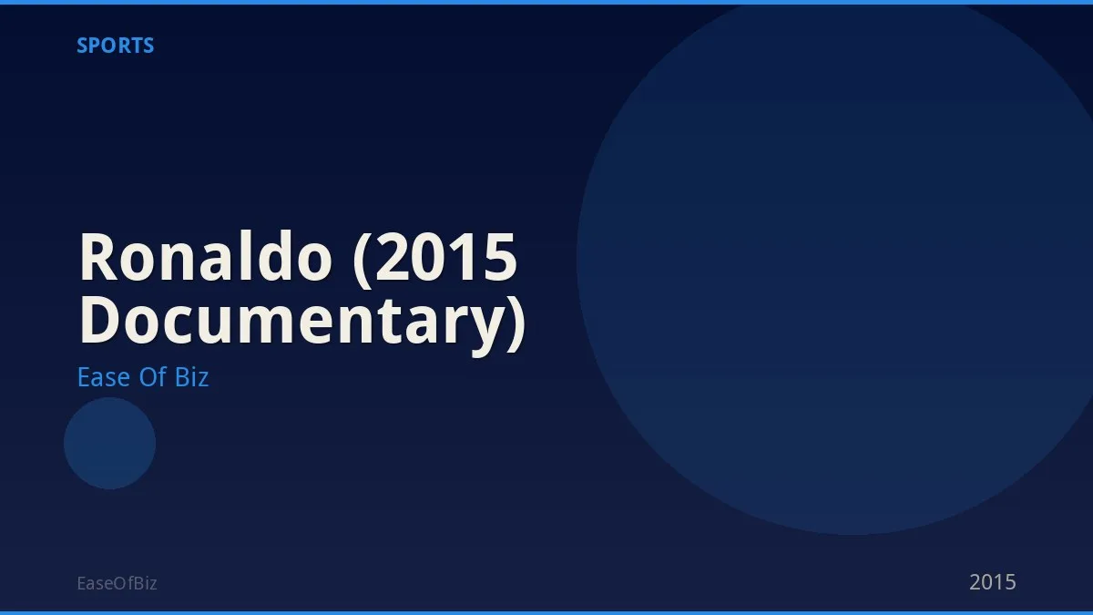 Ronaldo (2015 Documentary)