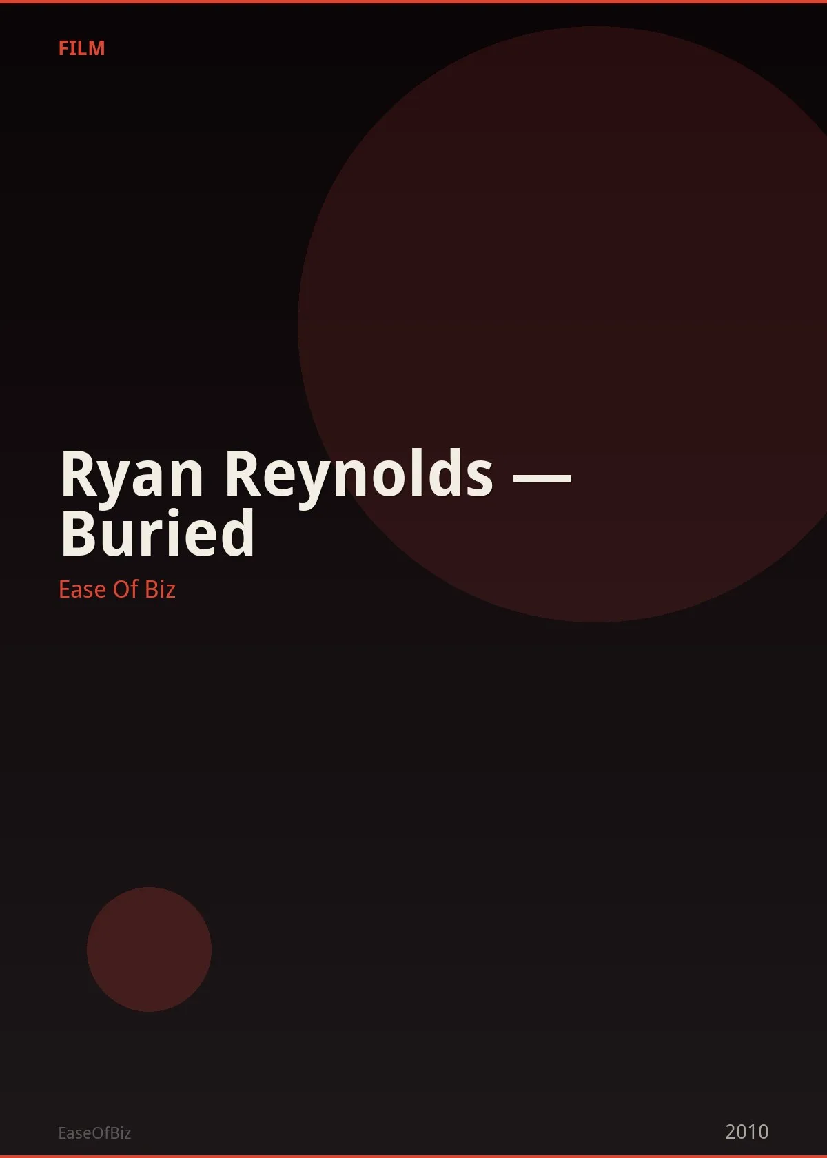 Ryan Reynolds — Buried