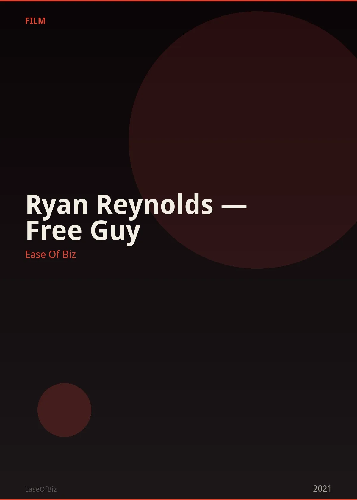 Ryan Reynolds — Free Guy