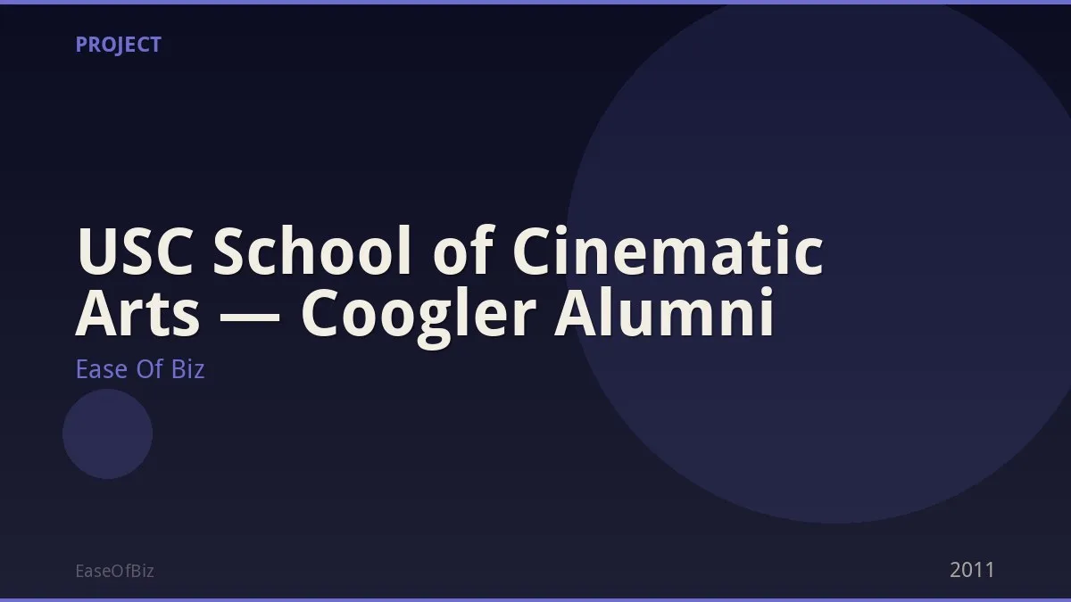 USC School of Cinematic Arts — Coogler Alumni