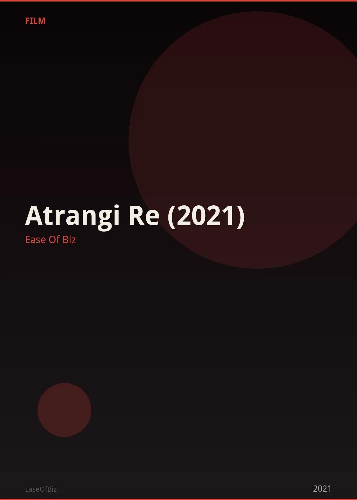 Atrangi Re (2021)