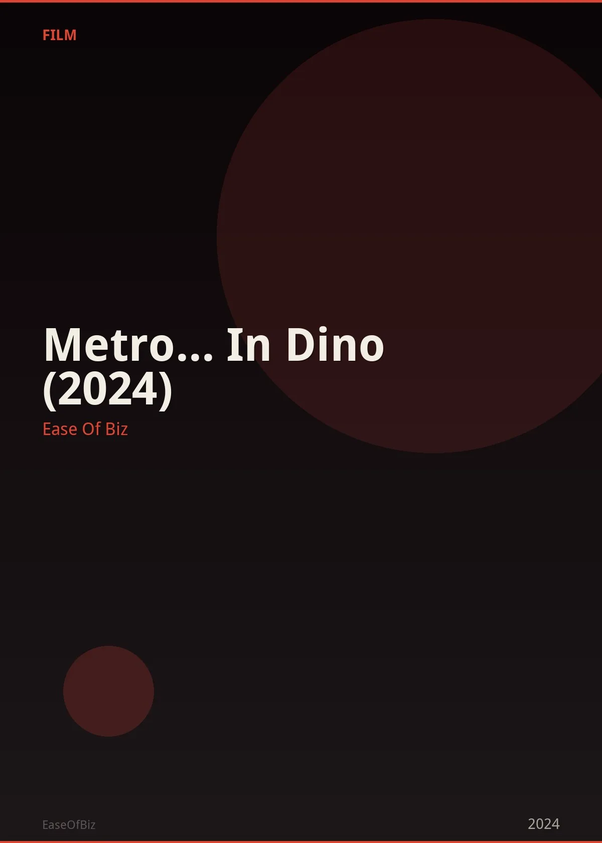 Metro... In Dino (2024)