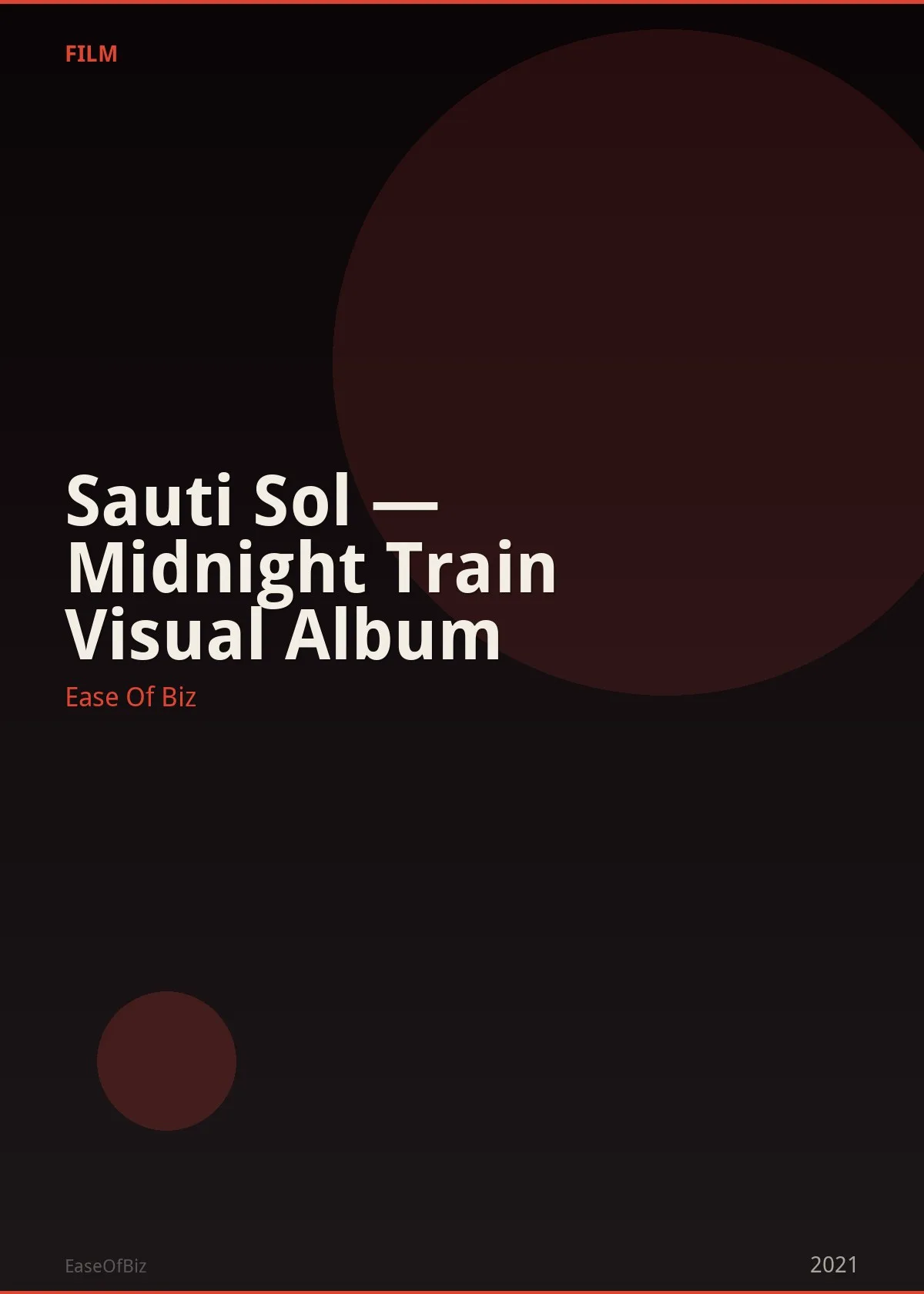 Sauti Sol — Midnight Train Visual Album