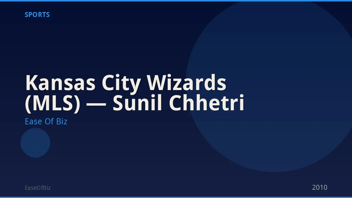 Kansas City Wizards (MLS) — Sunil Chhetri