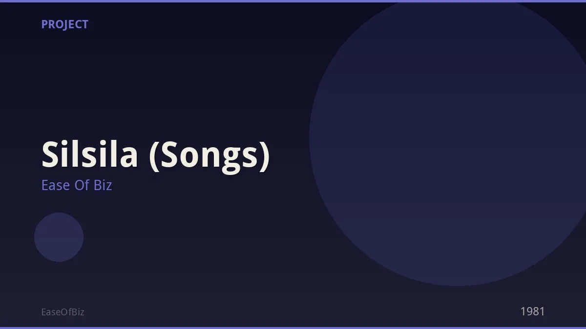 Silsila (Songs)