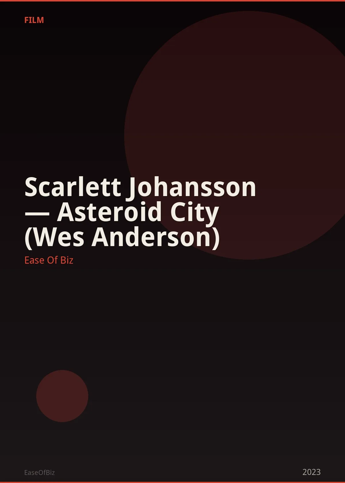 Scarlett Johansson — Asteroid City (Wes Anderson)