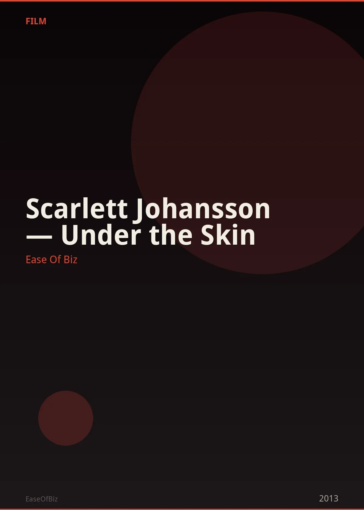 Scarlett Johansson — Under the Skin