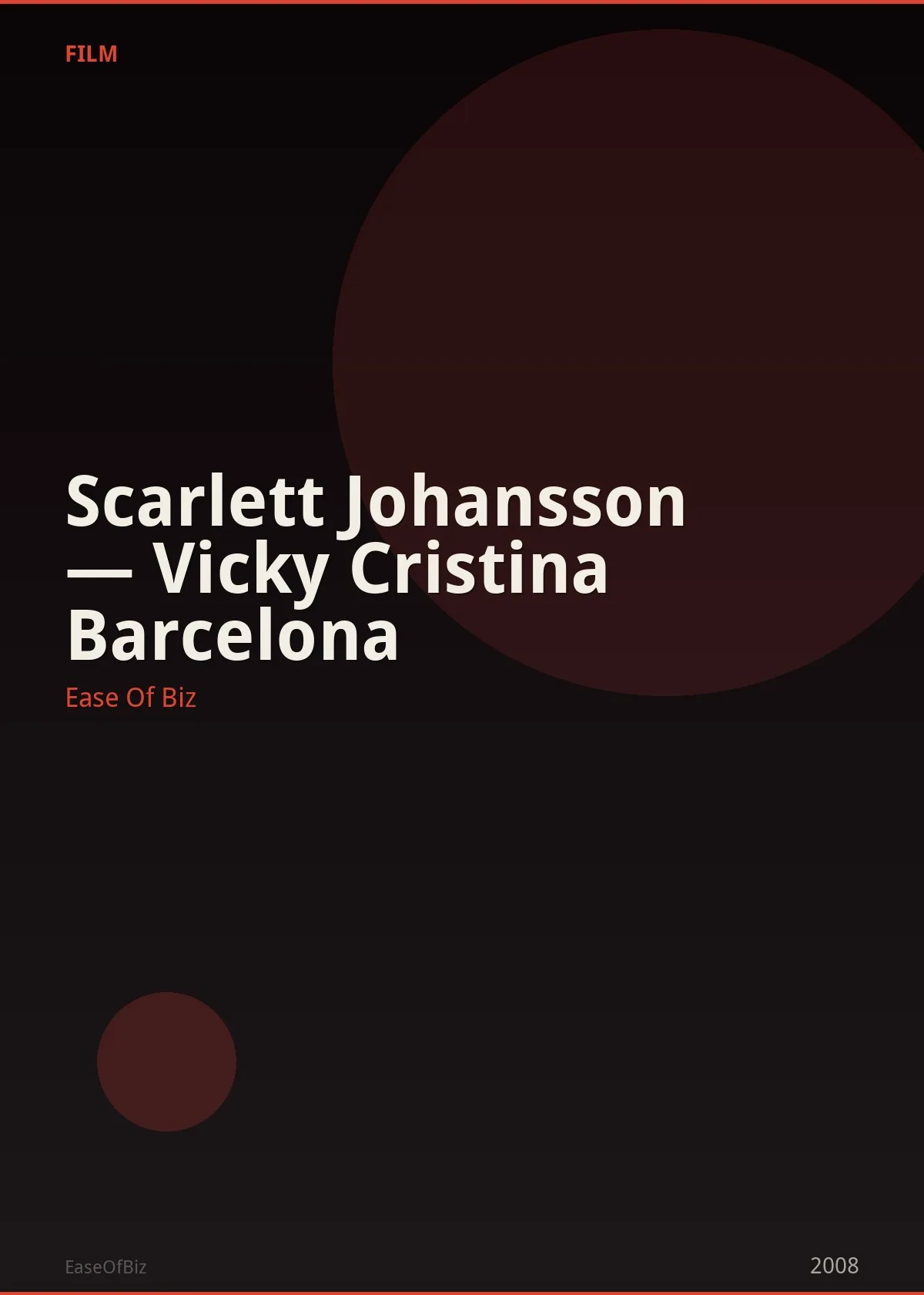 Scarlett Johansson — Vicky Cristina Barcelona