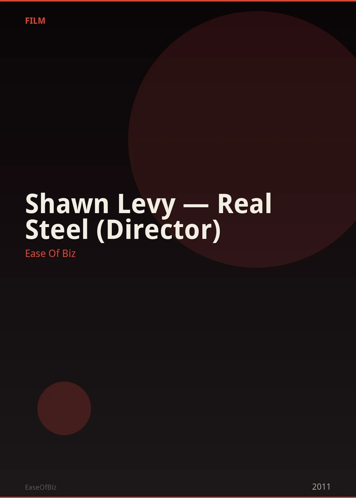 Shawn Levy — Real Steel (Director)
