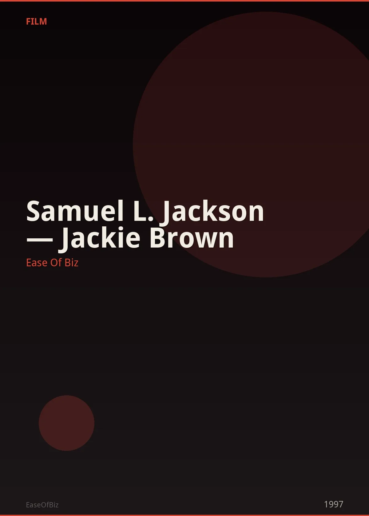 Samuel L. Jackson — Jackie Brown