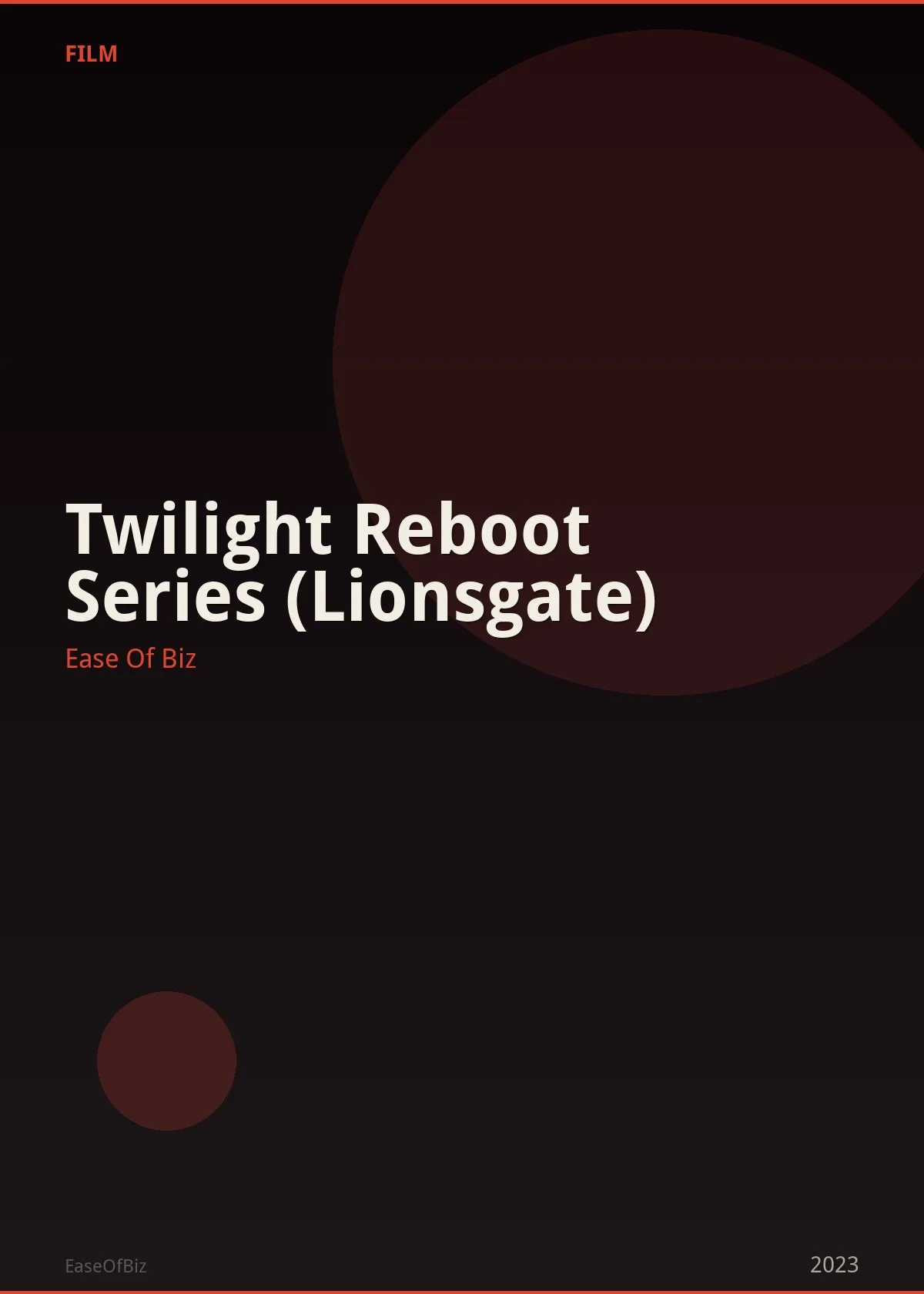 Twilight Reboot Series (Lionsgate)