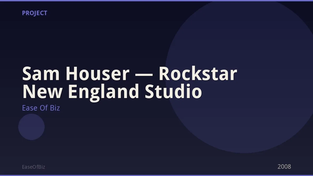 Sam Houser — Rockstar New England Studio