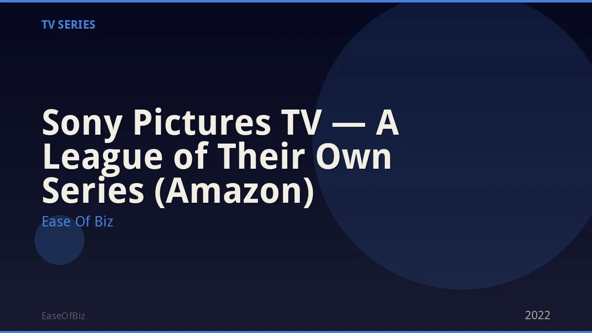 Sony Pictures TV — A League of Their Own Series (Amazon)
