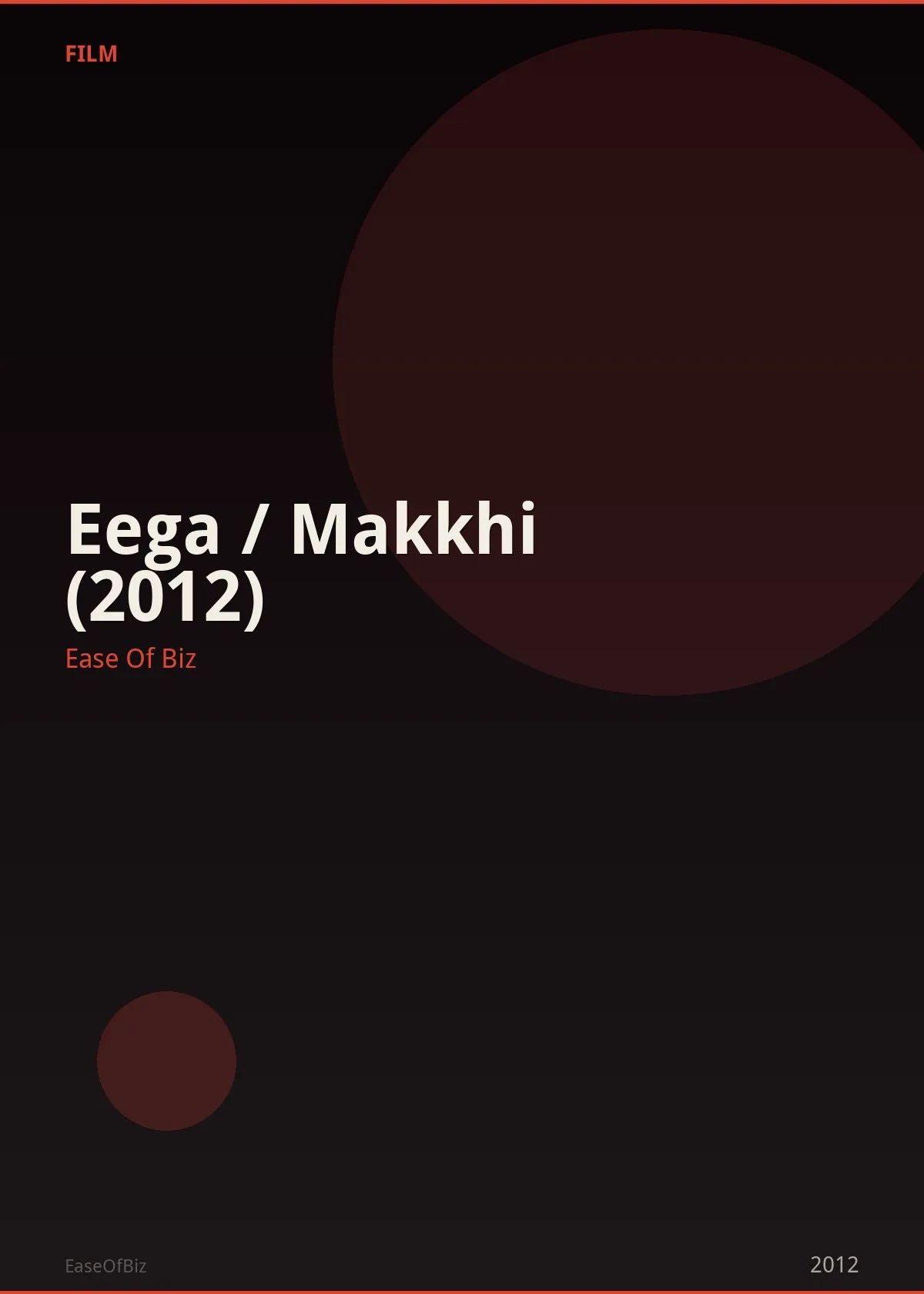 Eega / Makkhi (2012)