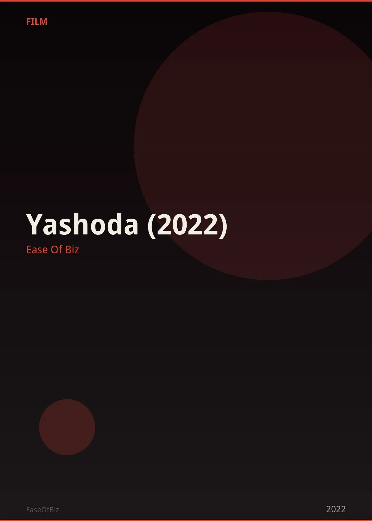Yashoda (2022)