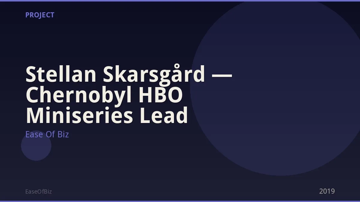Stellan Skarsgård — Chernobyl HBO Miniseries Lead