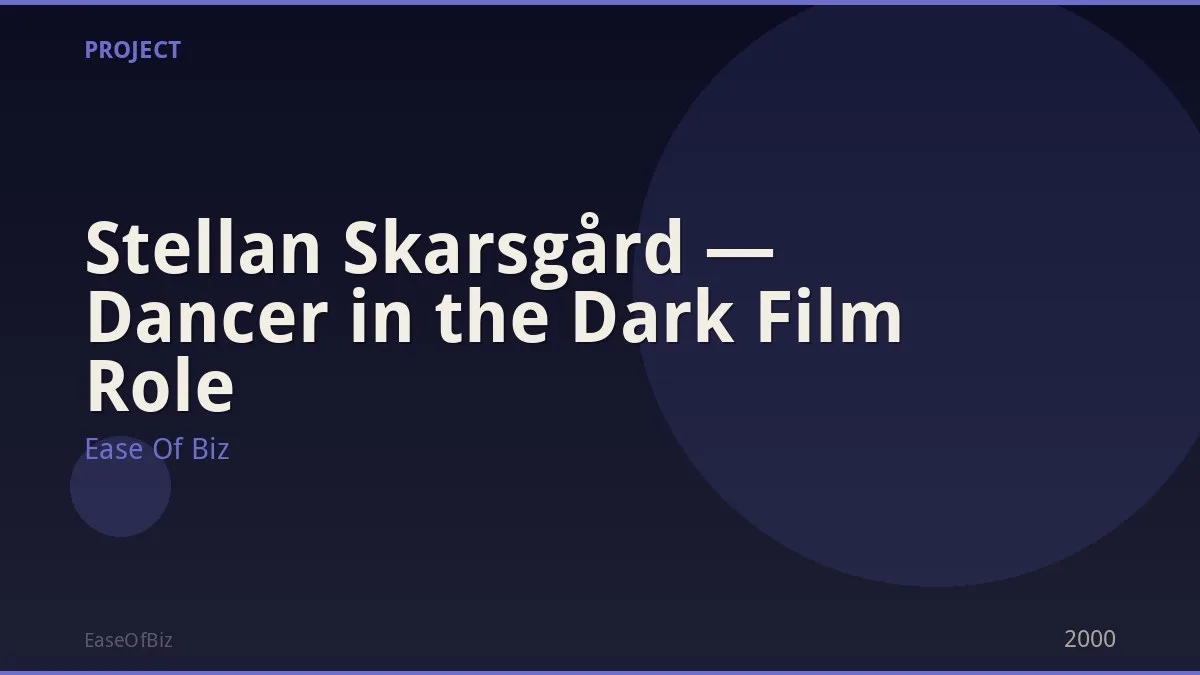 Stellan Skarsgård — Dancer in the Dark Film Role