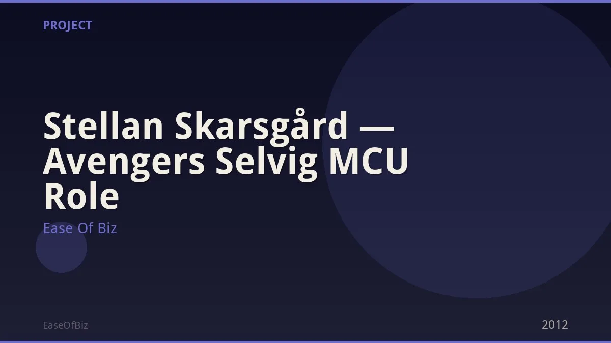 Stellan Skarsgård — Avengers Selvig MCU Role