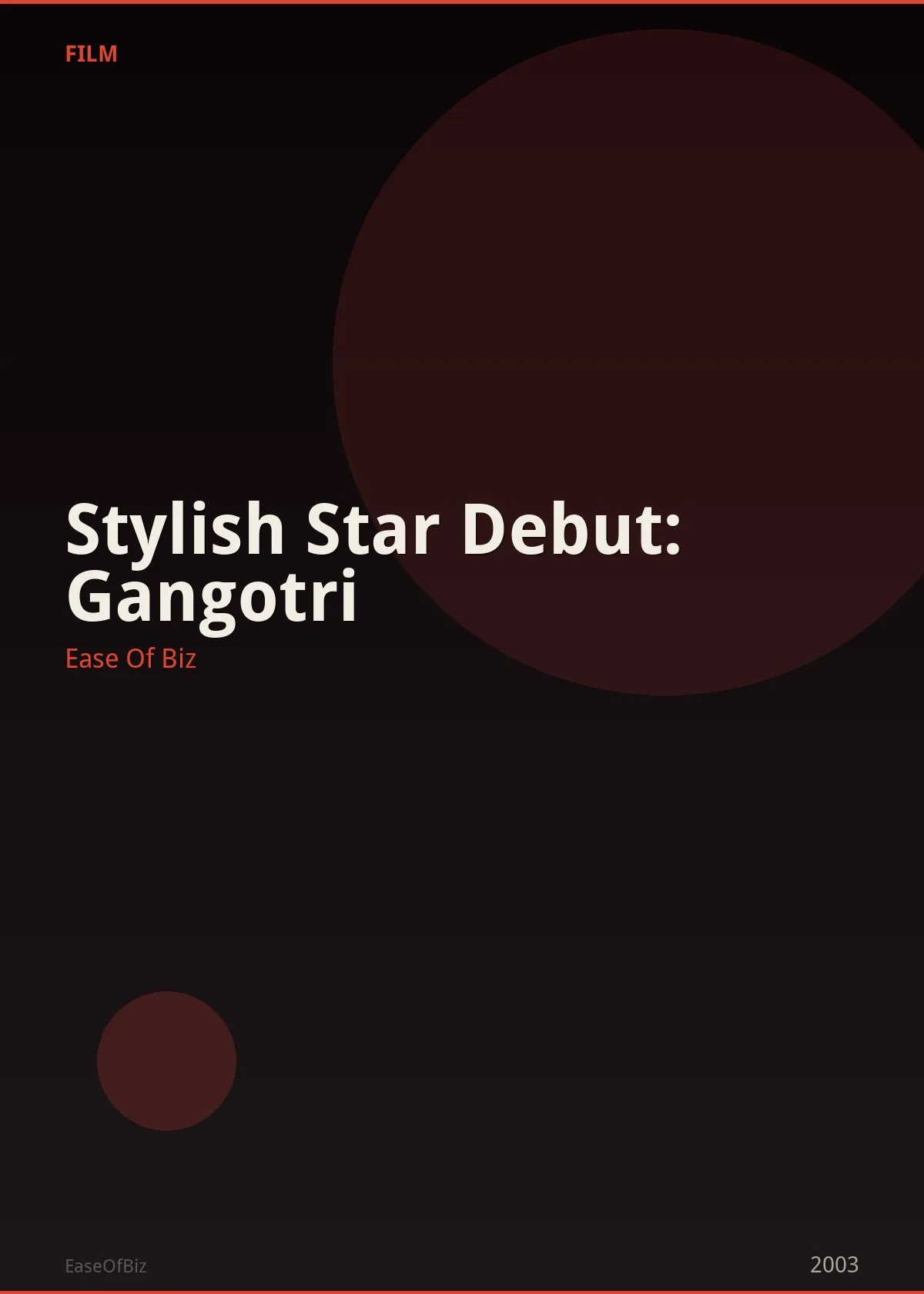 Stylish Star Debut: Gangotri