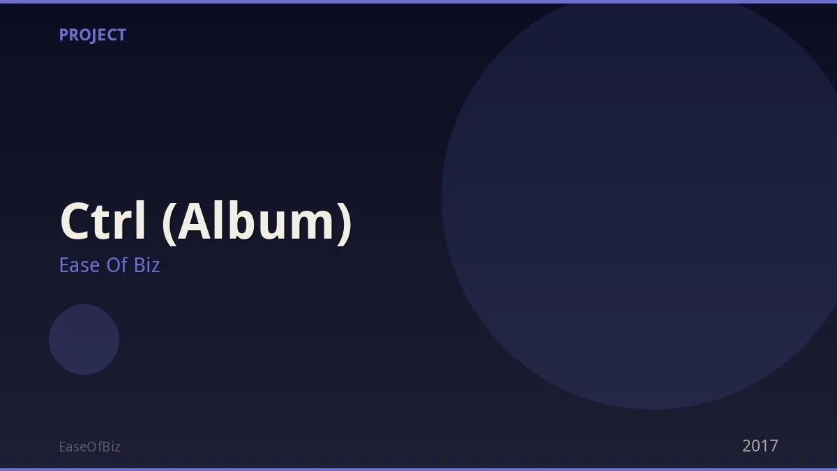 Ctrl (Album)