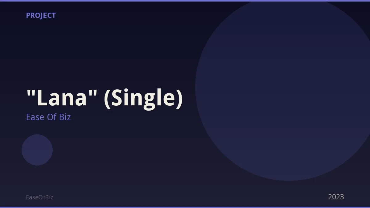 "Lana" (Single)