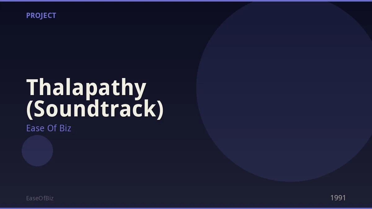 Thalapathy (Soundtrack)