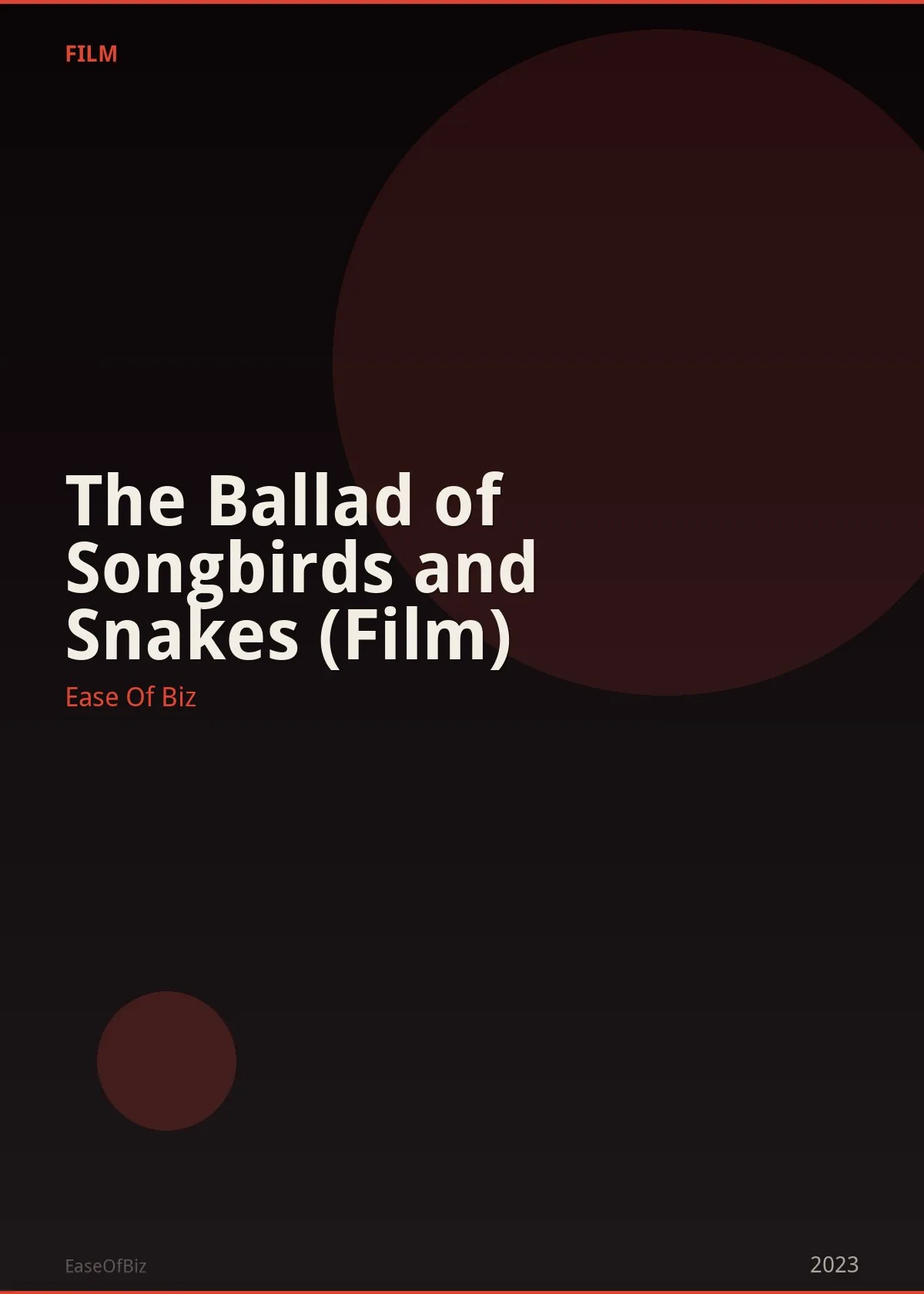 The Ballad of Songbirds and Snakes (Film)
