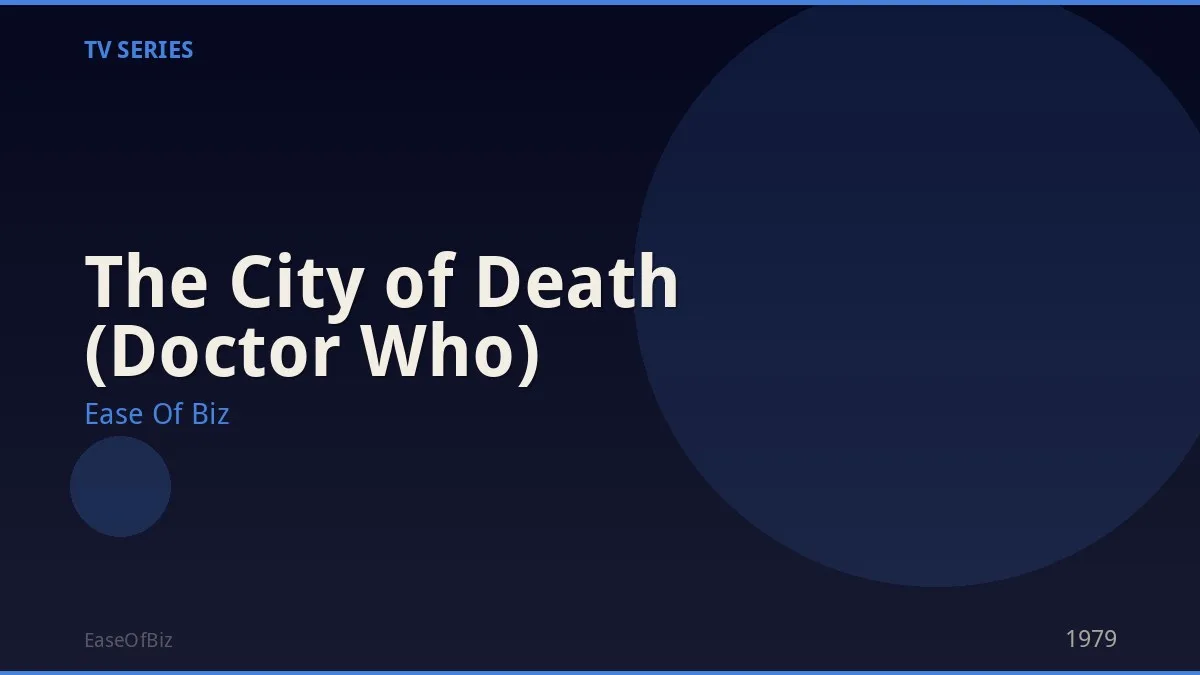 The City of Death (Doctor Who)