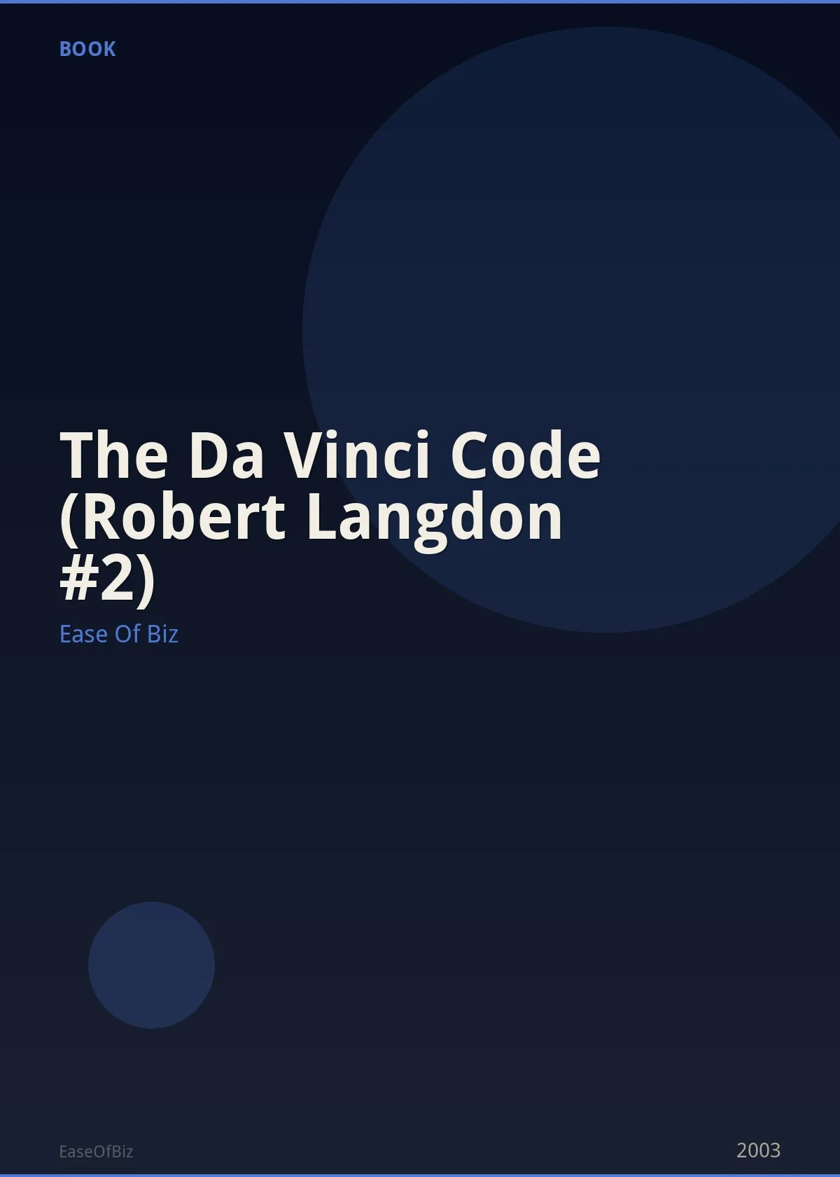 The Da Vinci Code (Robert Langdon #2)